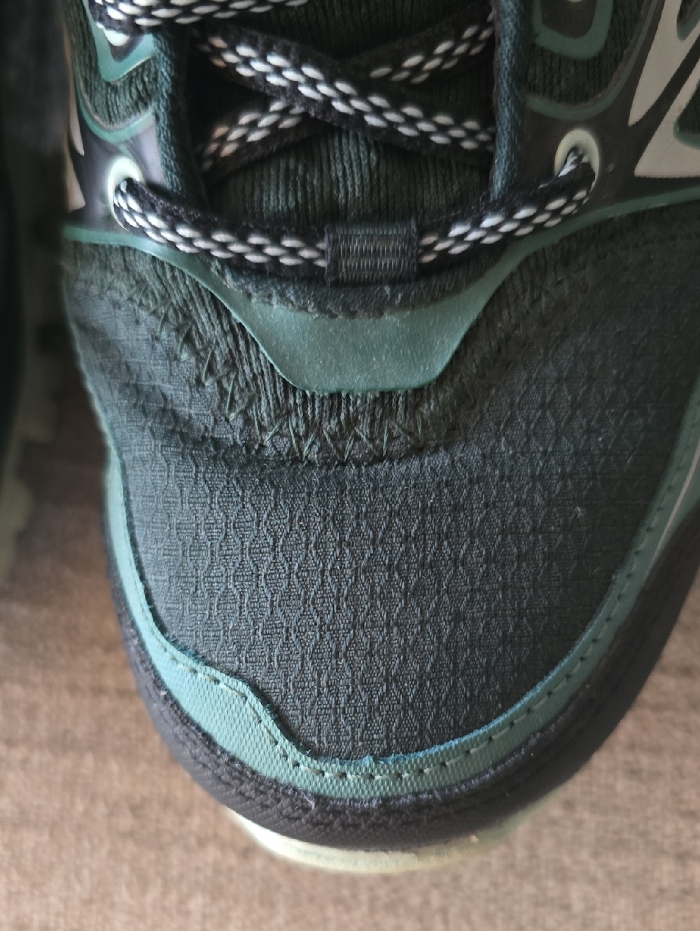 Merrell Black and Dark Green Trail Shoes - Picture 9 of 9